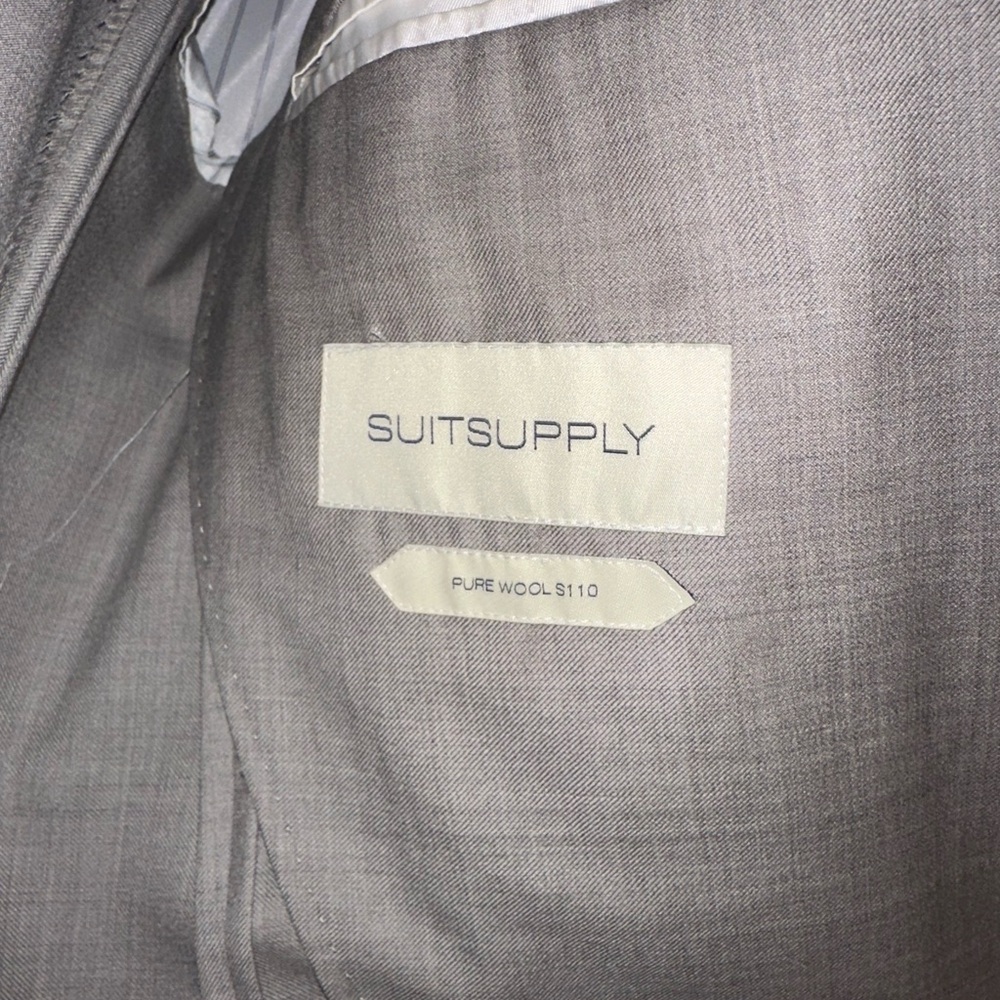 Suitsupply Men's Light Grey Havana Suit - Jacket Only (Size 40L) - Picture 4 of 6